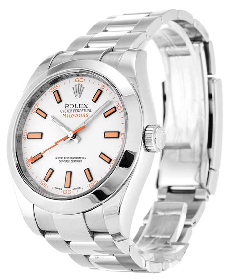 rolex milgauss replica differenze|rolex milgauss white face.